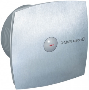 Вентилятор накладной Cata X-Mart 10 Matic inox Hygro (таймер, датчик влажности)
