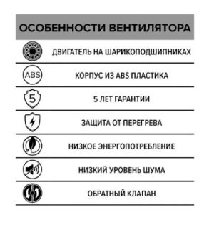 Вентилятор накладной ERA DiCiTi SILENT 5C TURBO d125 (сверхмощный)